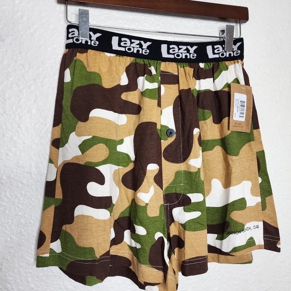 Lazy One Novelty Boxer Sleepr Shorts Buck Naked Men's Size Medium NWT - Picture 6 of 7